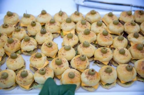 Plateau de mini hamburger 